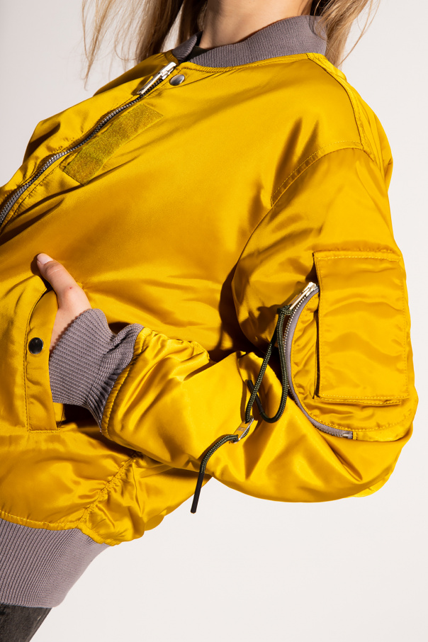 新品同様　  Hanley Bomber ブルゾン Alpha Industries Mixed Fabric Bomber Jacket by Lutz Huelle